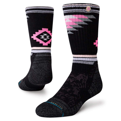 SKARPETY DAMSKIE STANCE RUBY VALLEY CREW - BLACK
